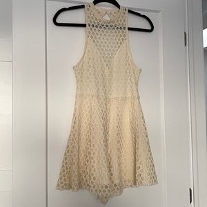 Silence + Noise cream romper NWOT